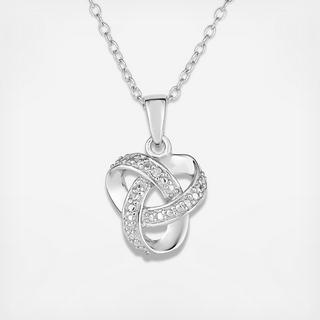 Diamond Love Knot Necklace