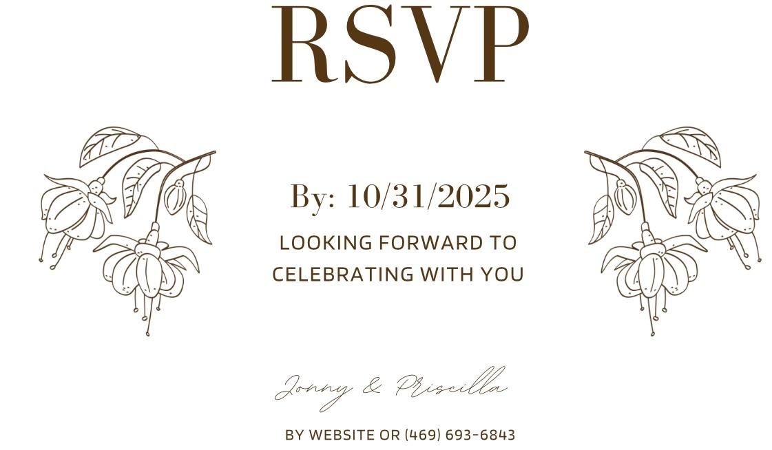 The Wedding Website of Jonathan Martinez and Priscilla Hauxwell