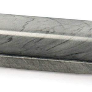 RSVP Gray Marble Rolling Pin with Stand, 17 Inch