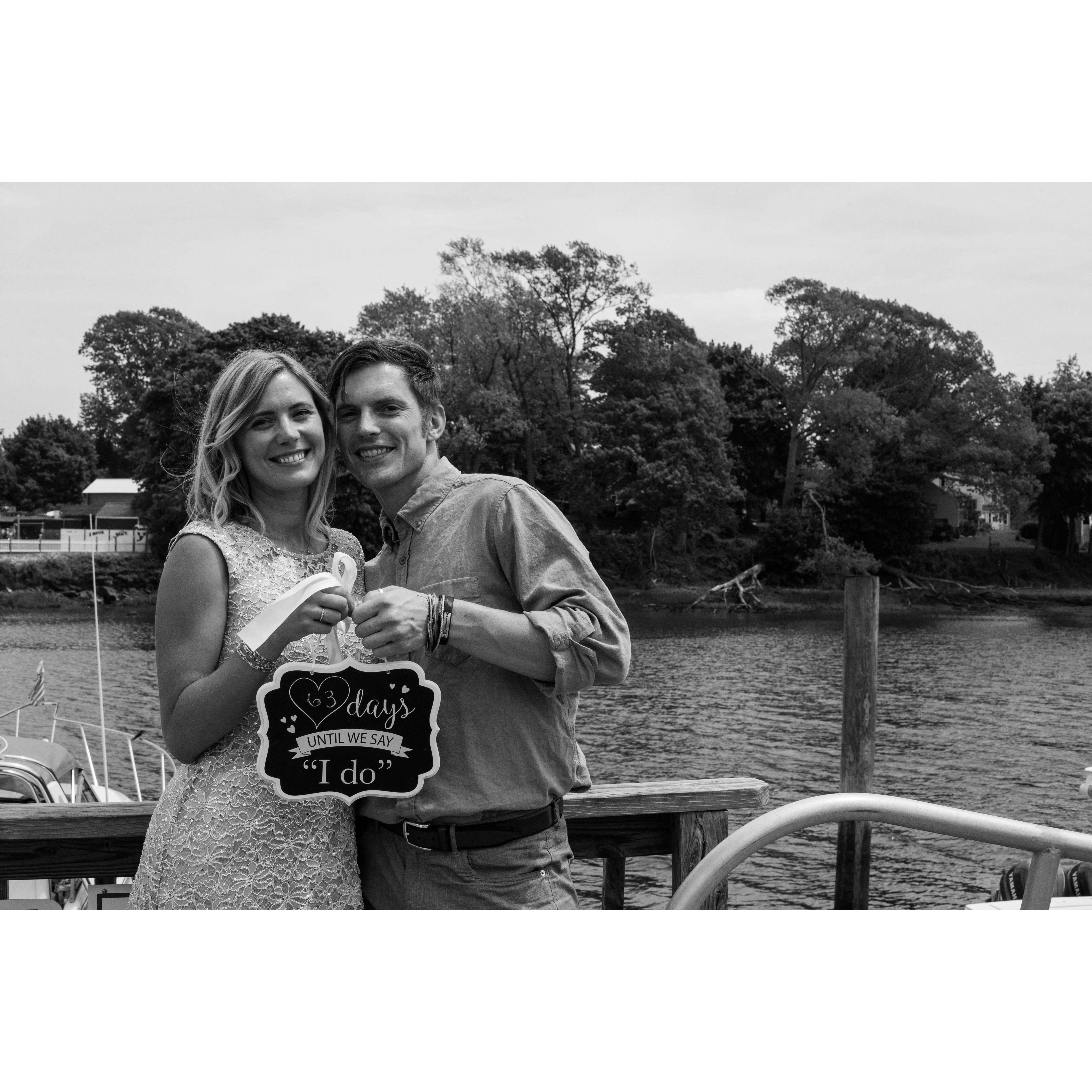 At my bridal shower - courtesy of Lucy Q Photo