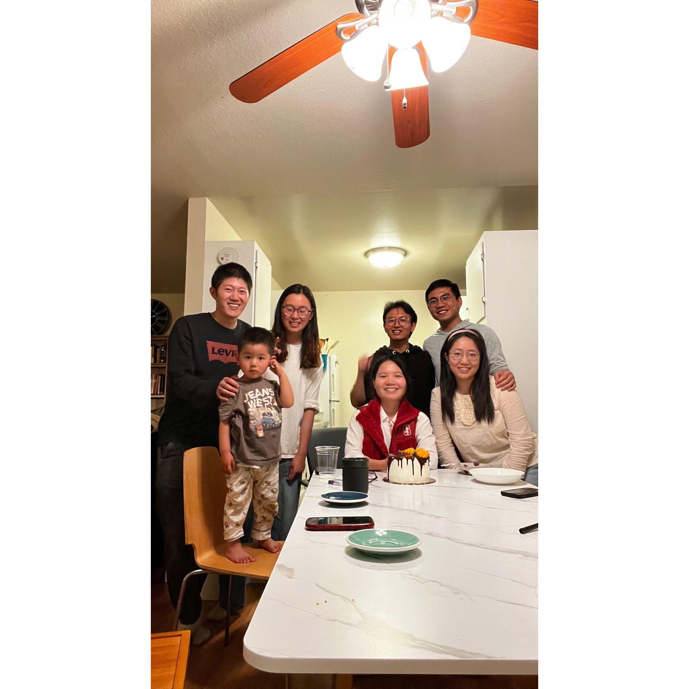 First time to celebrating Tutu's birthday together!