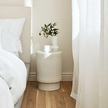 West Elm Fluted Side Table