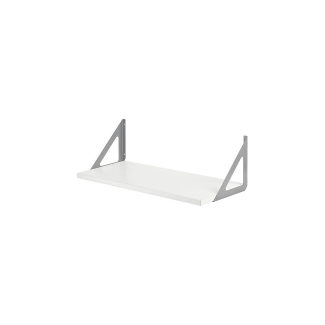 Dolle Lite Shelf Silver TRI Shelf Bracket Set - white