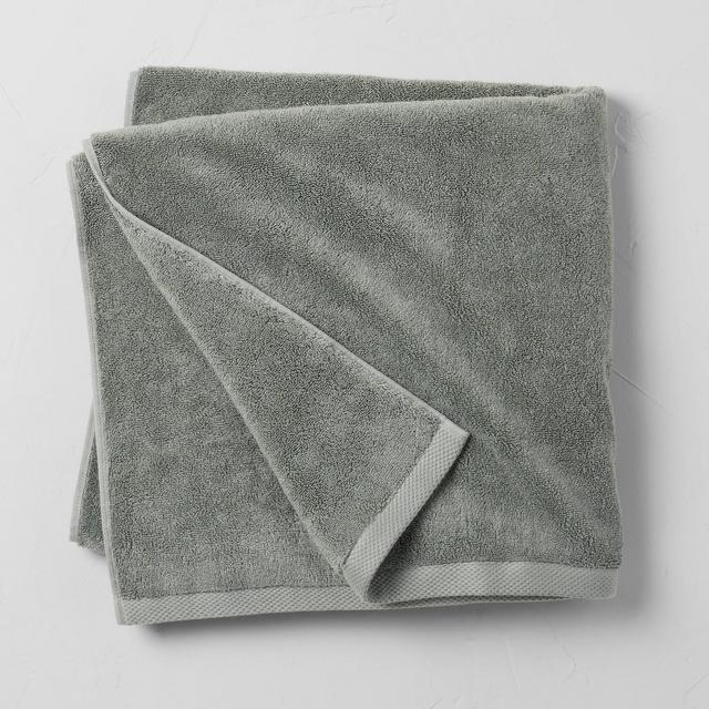 Organic Bath Sheet Sage Green - Casaluna™