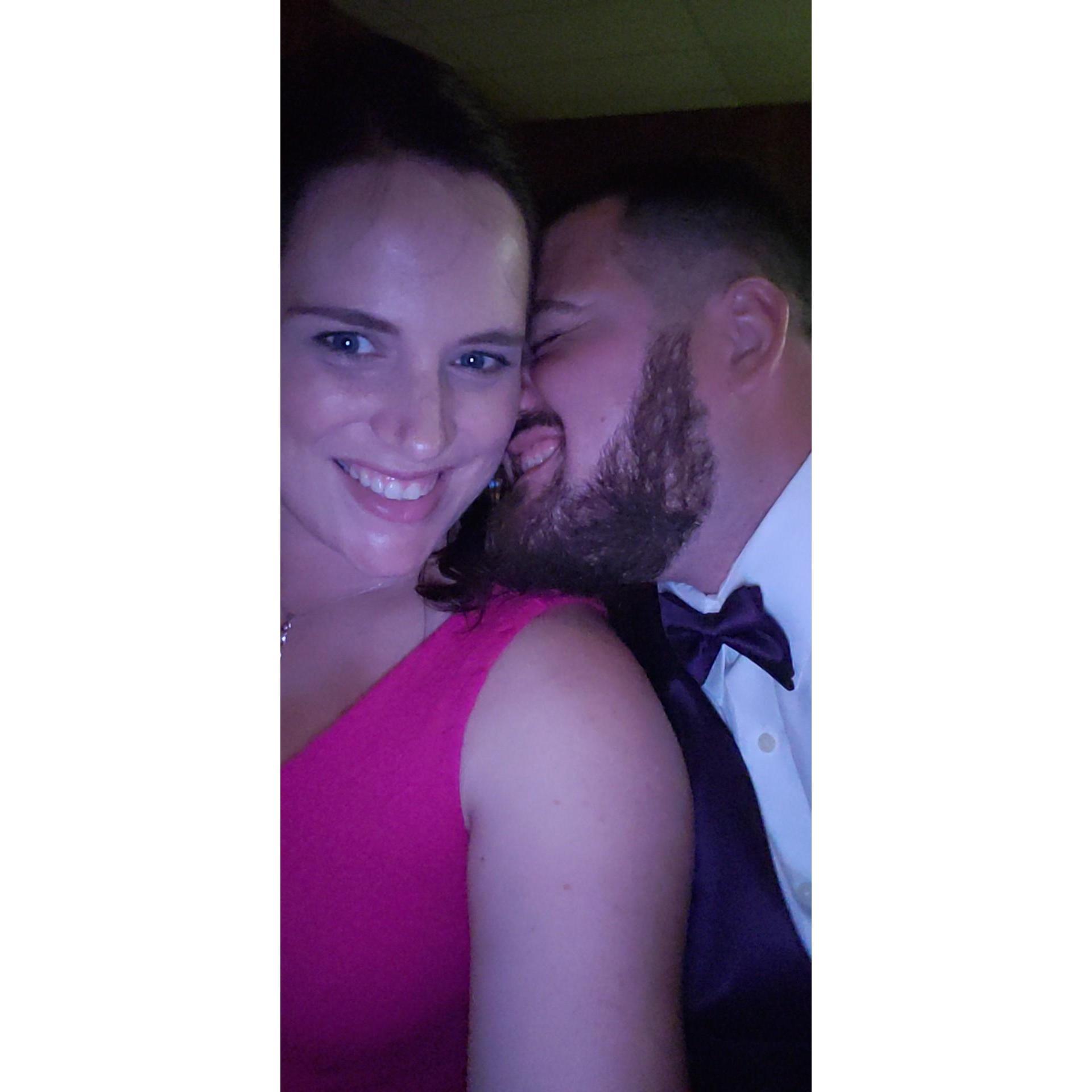 Having a great time at the Cross Wedding 2018