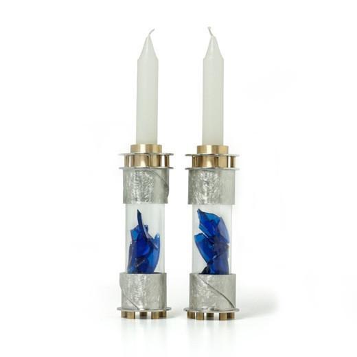 Sanded Round Wedding Shards Candleholders by Joy Stember
