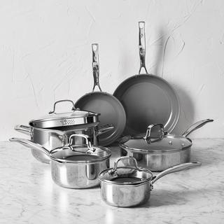 Clad H3 10-Piece Ceramic Nonstick Cookware Set