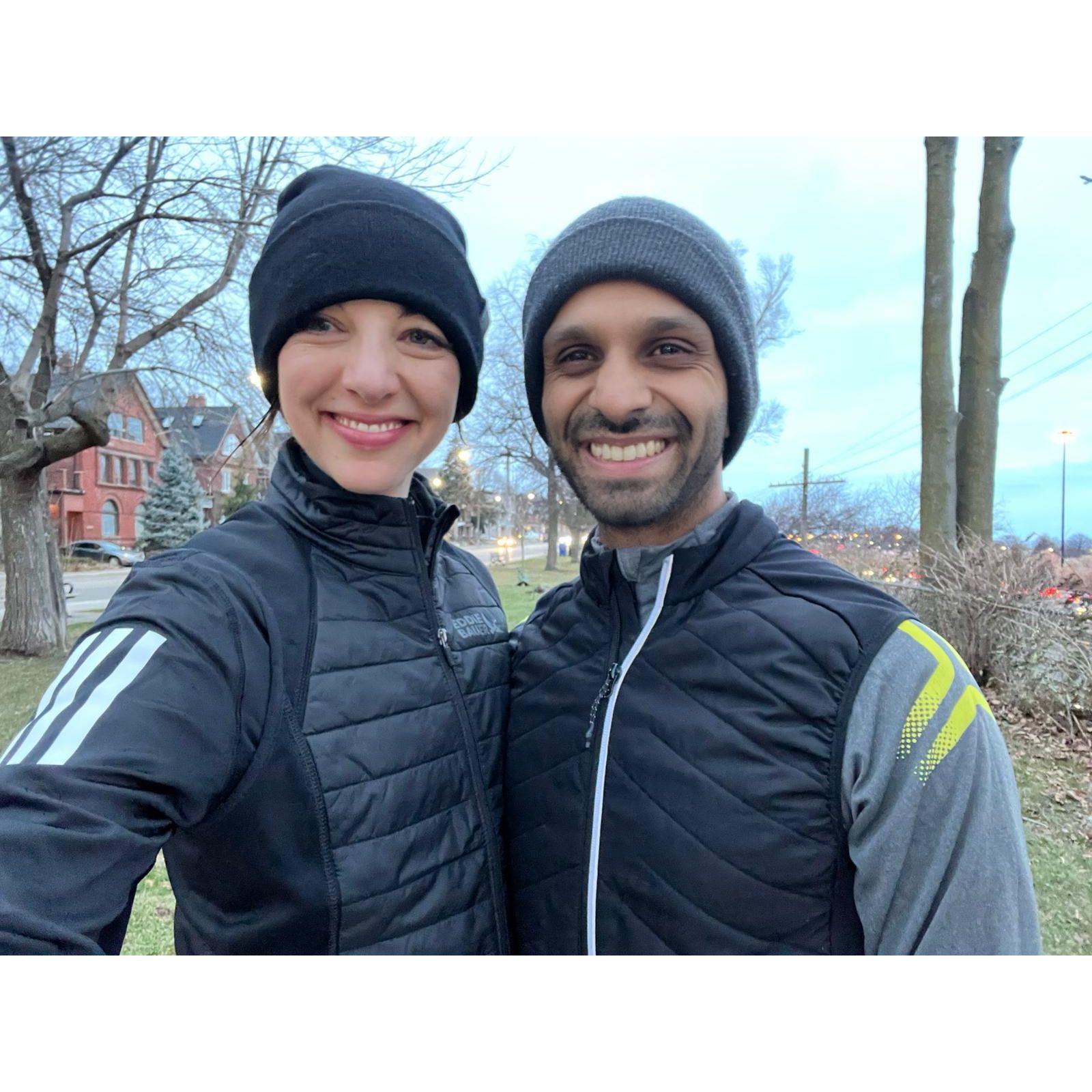 Our first run in Toronto!