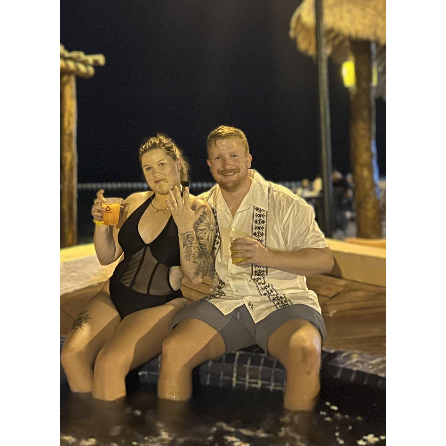 Just engaged! (Cozumel, Mexico)