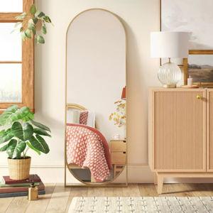 Full Length Floor Mirror Gold