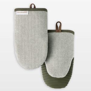 KitchenAid Design Series Mini Oven Mitts, Set of 2 + Reviews | Crate & Barrel