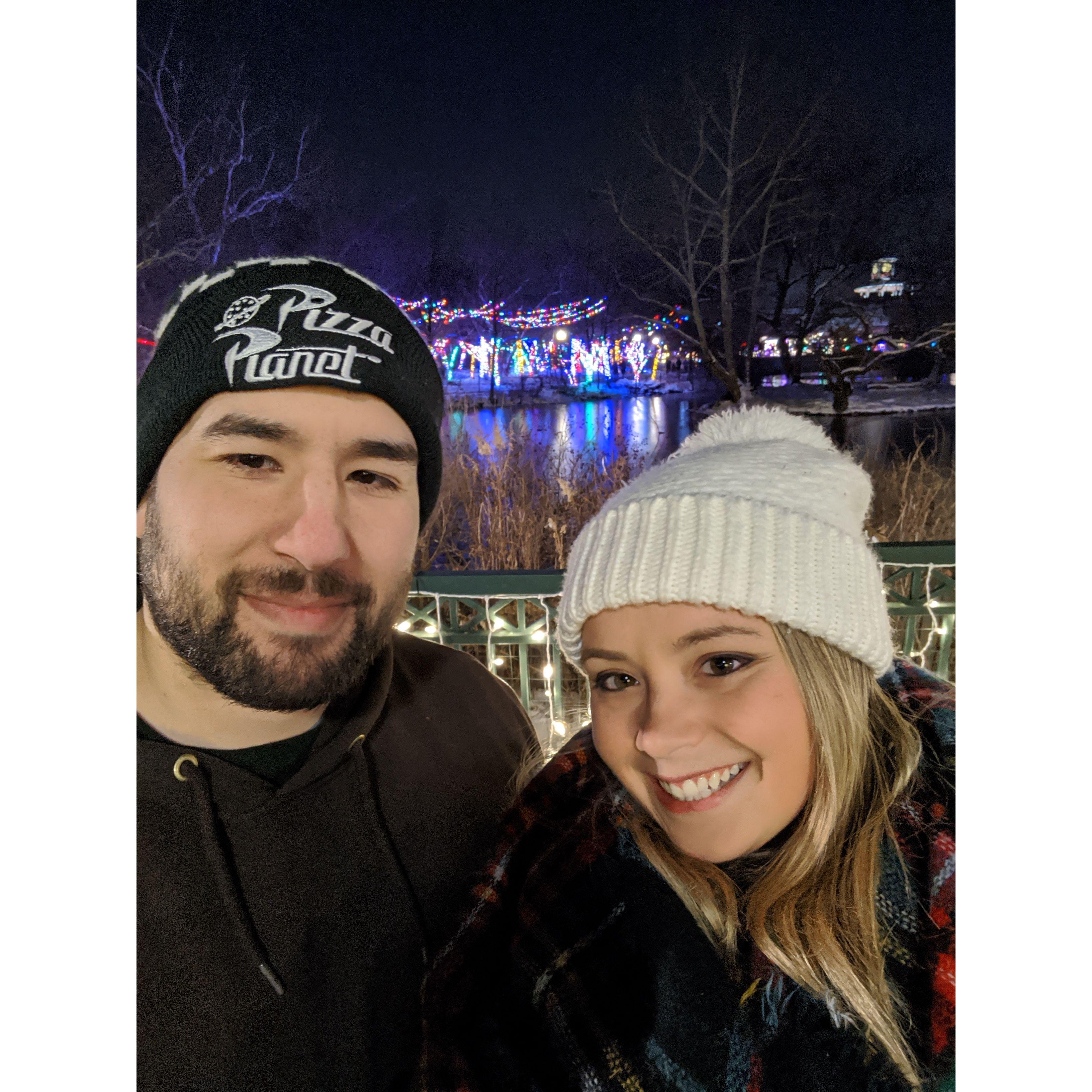 Christmas lights, tis tradition.
