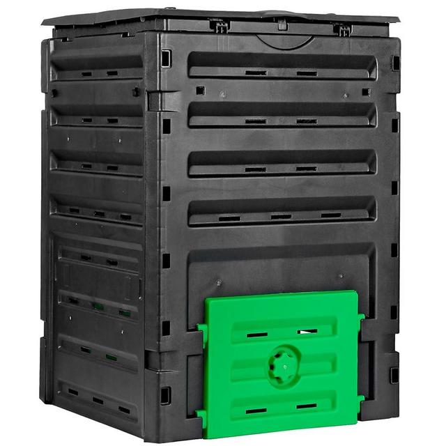JupiterForce 120 Gallon Large Compost Bin, BPA Free Outdoor Composting Tumblers for Garden Patio, Easy Assembling, Fast Creation of Fertile Soil, Lightweight