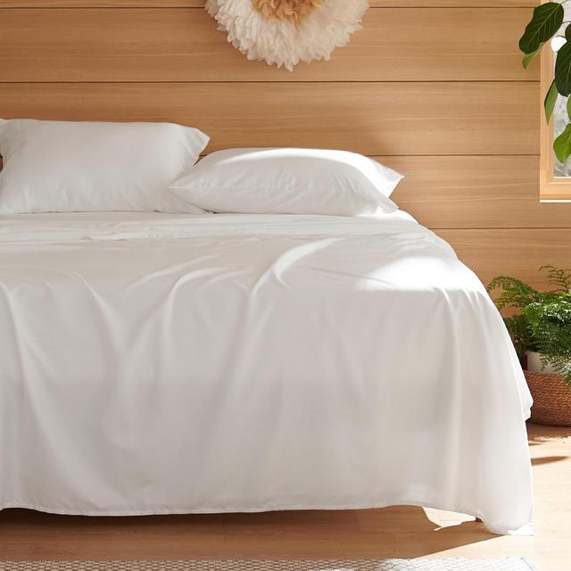 Cooling Sheets Queen - Lyocell Cotton Sheet Set, GentleSoft™, Silky & Breathable Eucalyptus Bed Sheets with Deep Pocket, 4 Pieces, Luxury Hotel Beddin