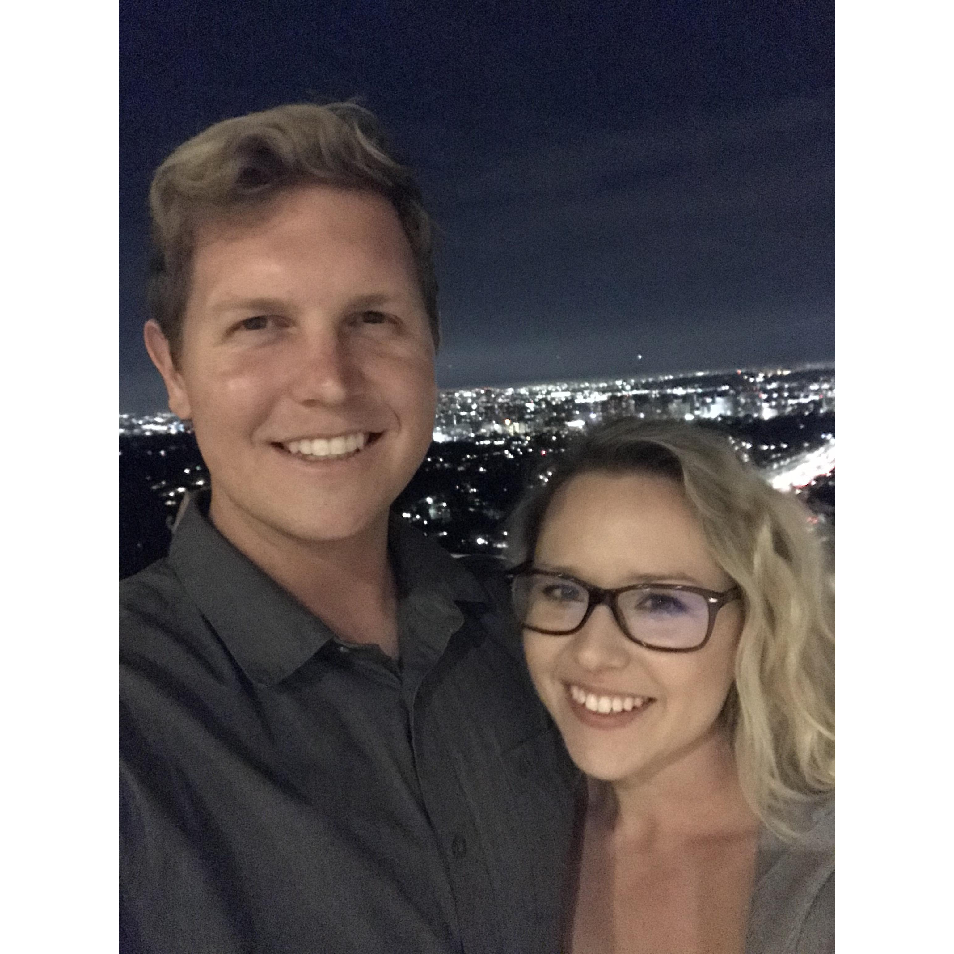 Our first "adventure" date at the Getty museum