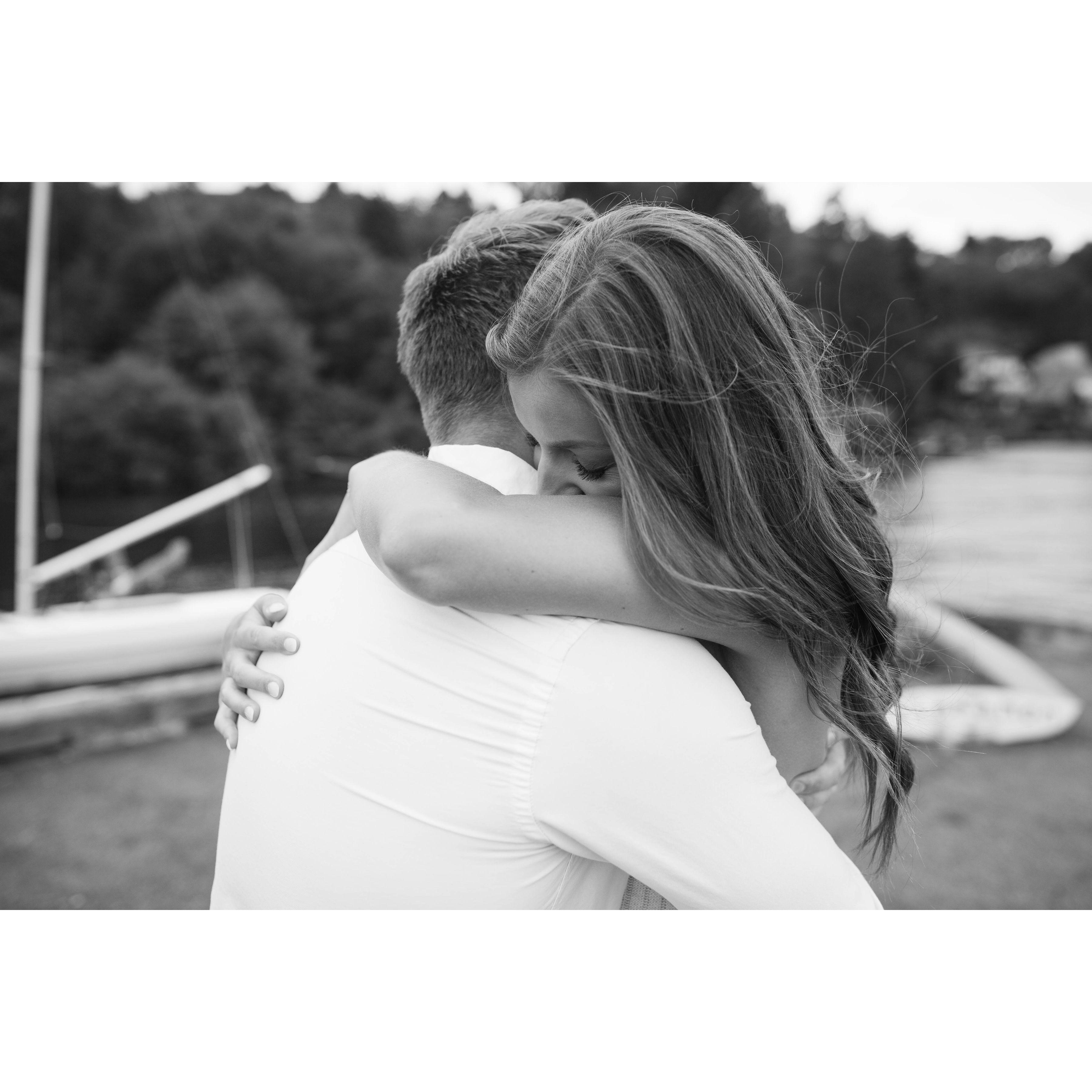 July 16, 2022: We celebrated one year together by having photos taken to capture this early time in our relationship!