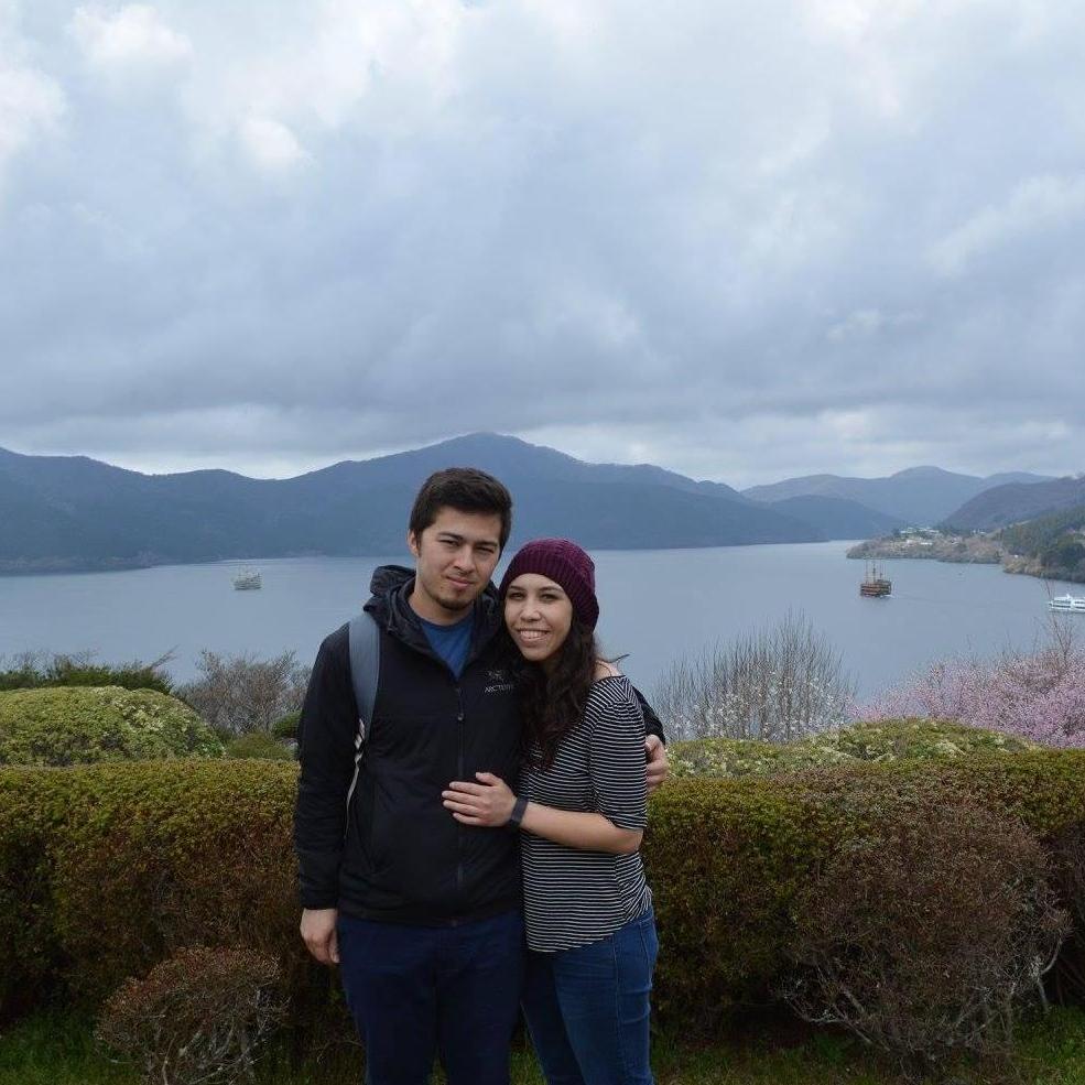 at Lake Ashi in Hakone, Japan