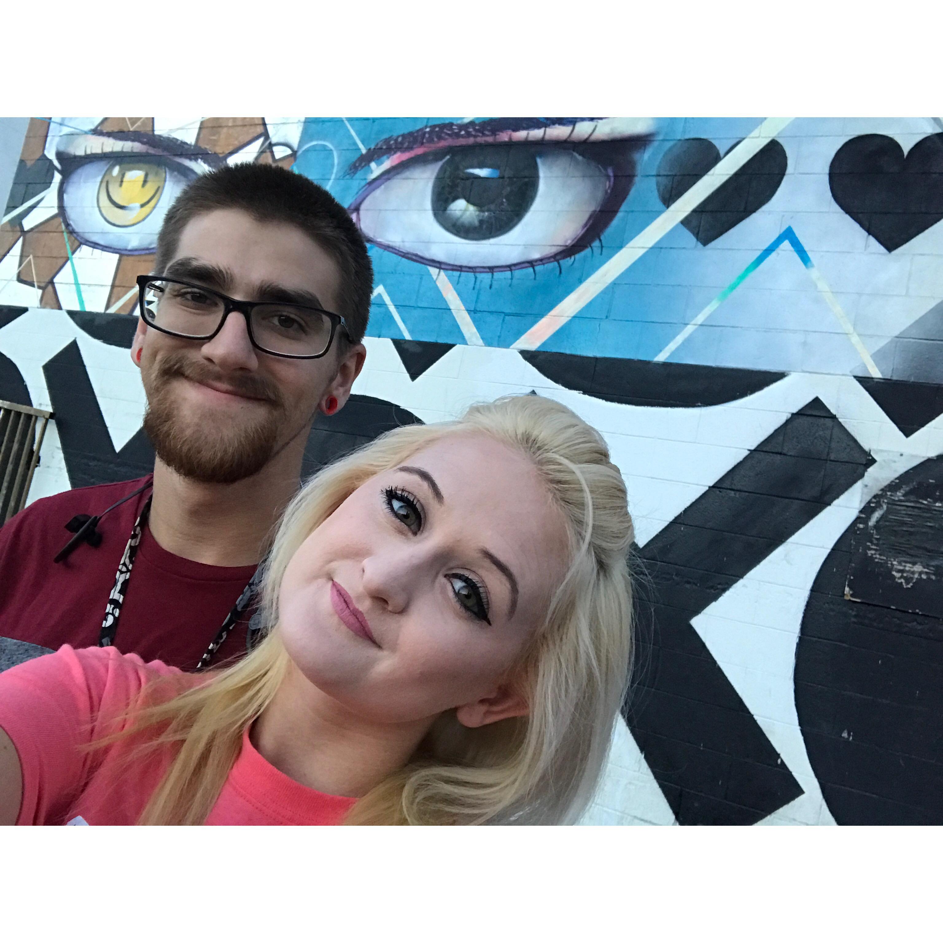Graffitied Wall in Las Vegas