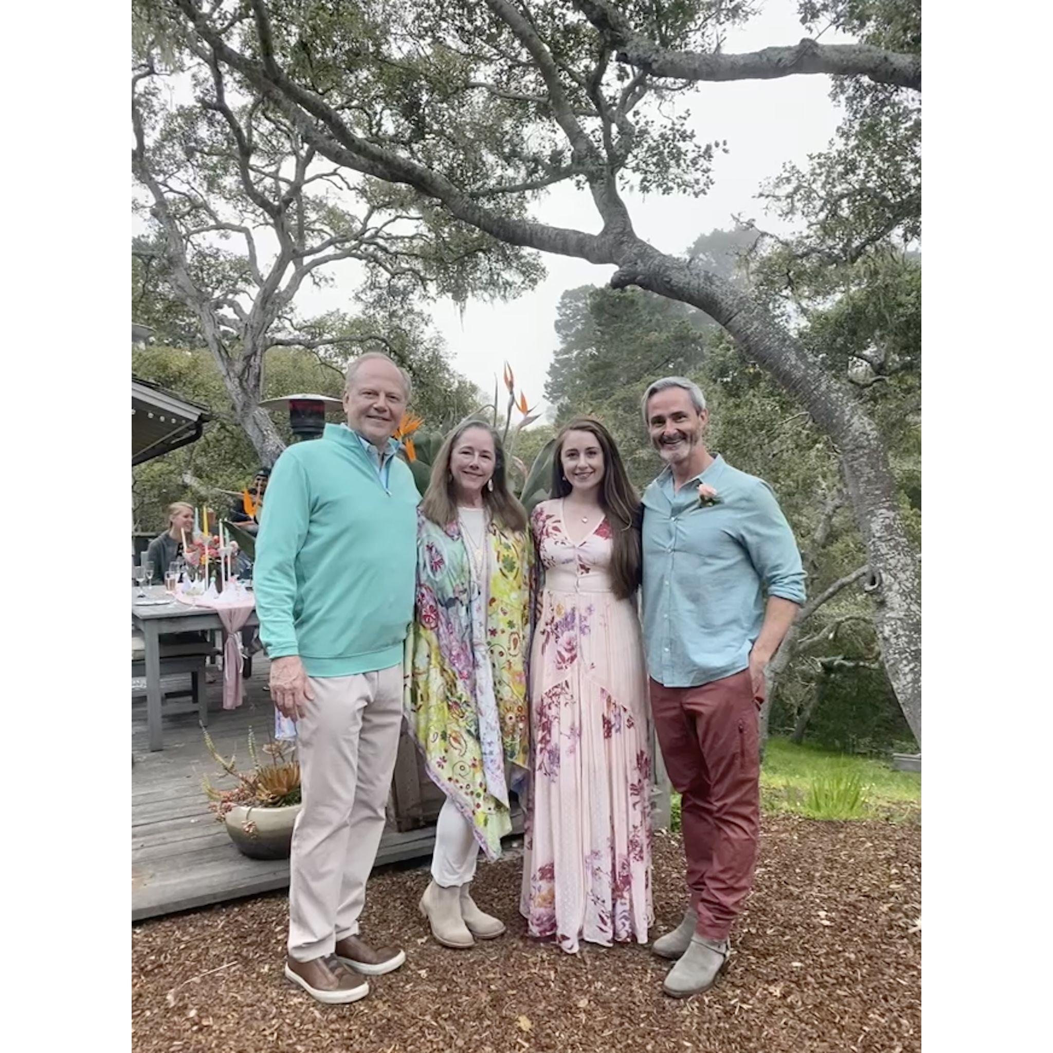 Pic from the first trip where Robert and my parents met!! I am the absolute happiest when my people are together.