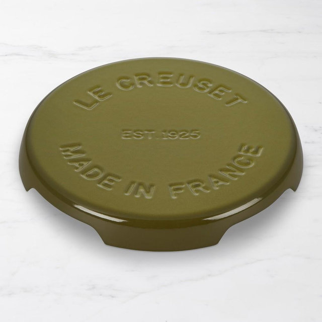 Le Creuset Signature Enameled Cast Iron Trivet, Olive