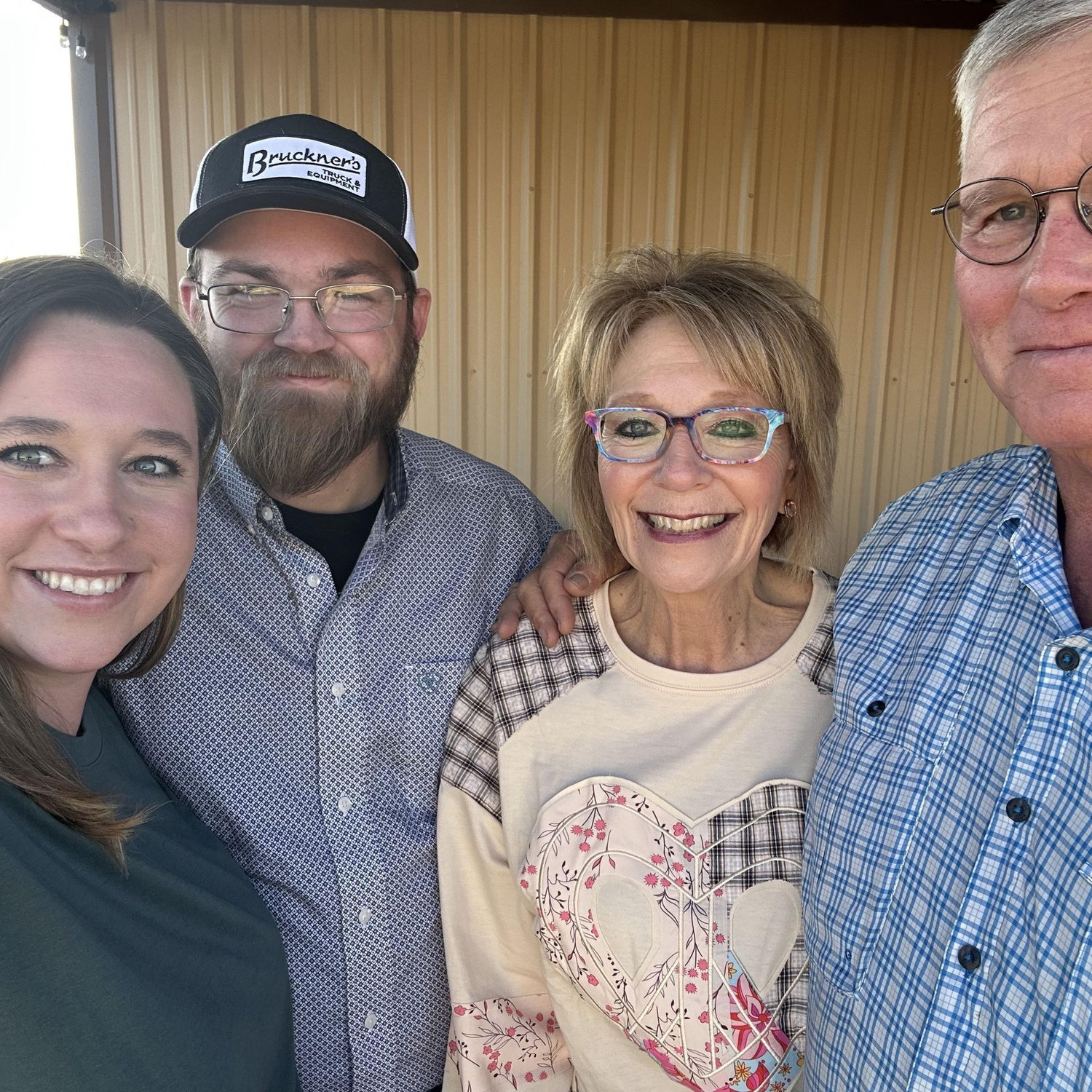 The day Garrett met Natalie's parents for the first time.