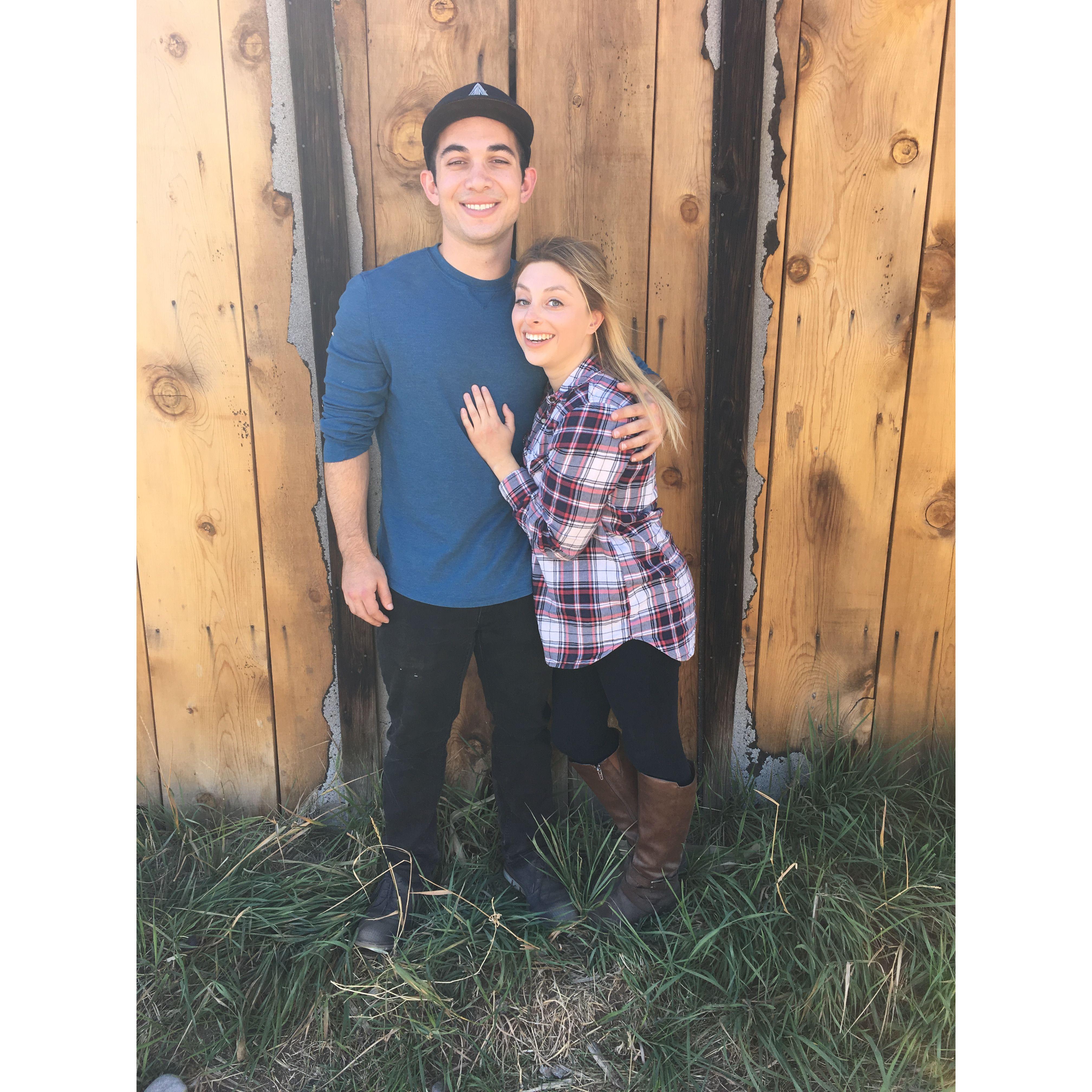 Our first photo together!