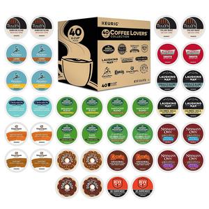 Keurig Coffee Lovers' Collection Sampler Pack, Single Serve K-Cup Pods, Compatible with all Keurig 1.0/Classic, 2.0 and K-Café Coffee Makers, Variety Pack, 40 Count