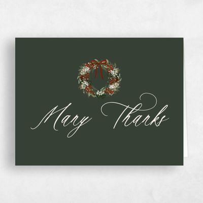 Deep Forest, Green Wedding Thank You - Bryn Landscape