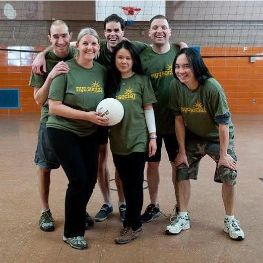 Playing Volleyball (or at least trying to)