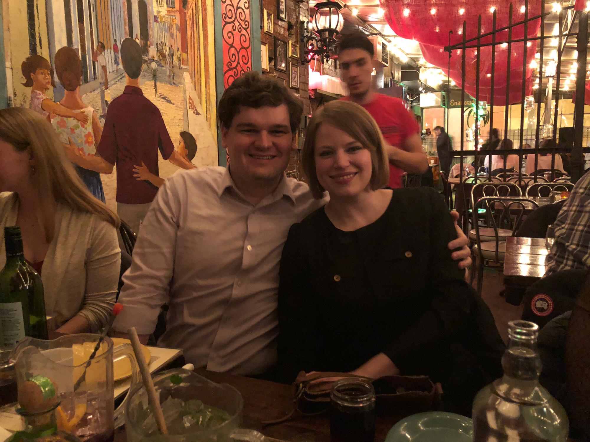 Celebrating our dear friend Anne's birthday in Chicago.