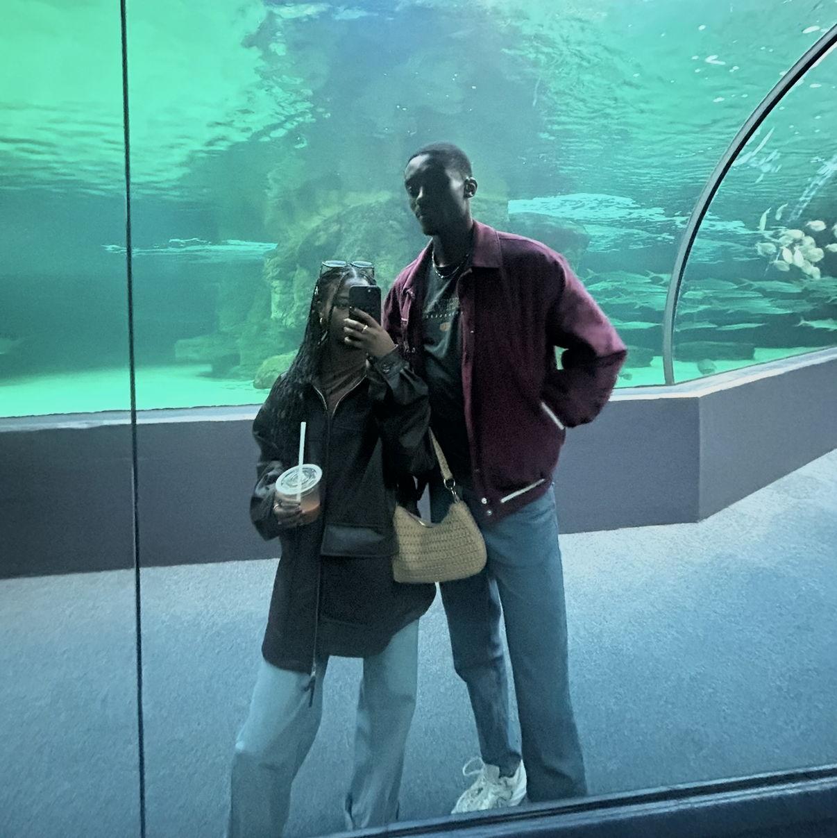 A very random but very wholesome Aquarium date in Cape Town for Enock's 30th birthday.