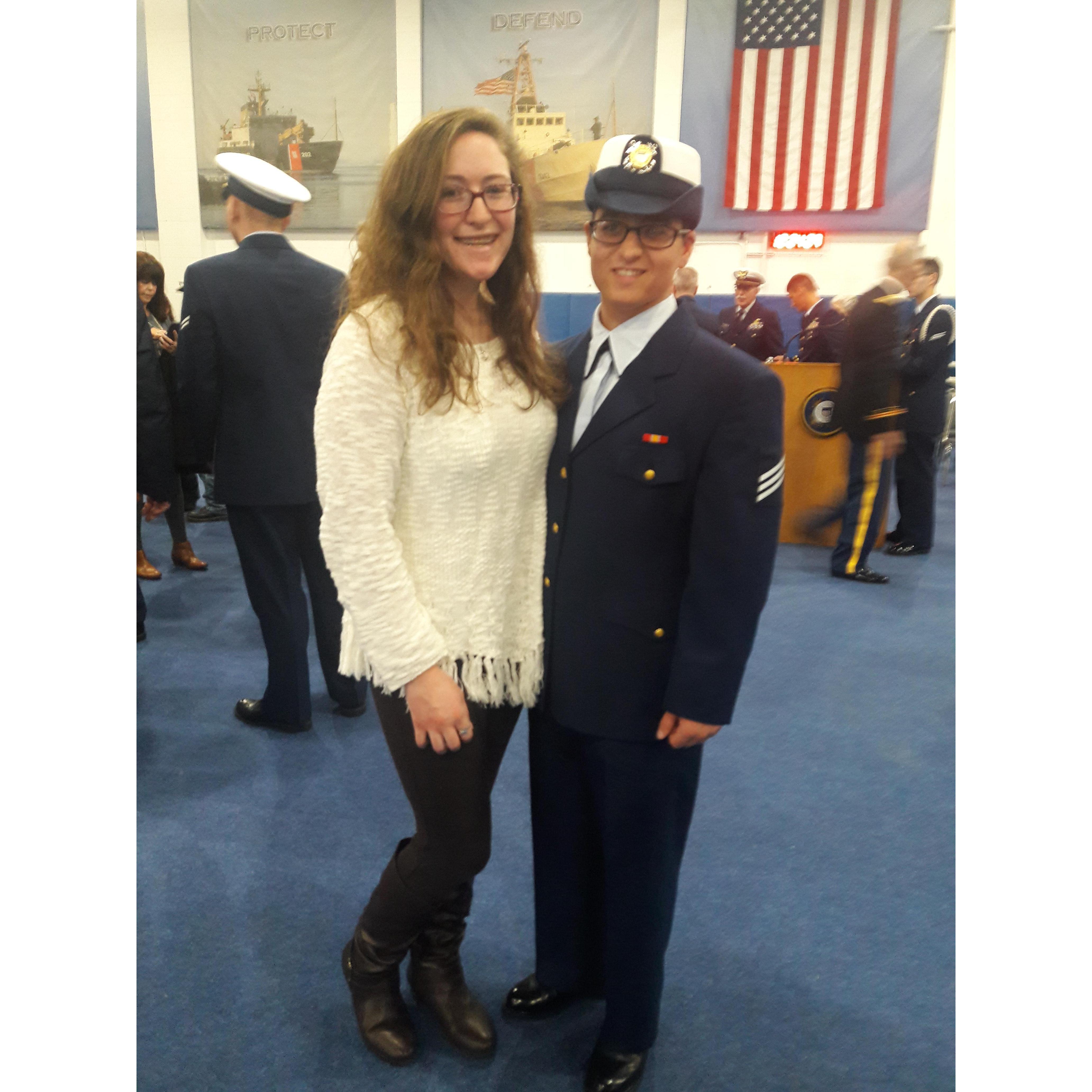 Deanna’s coast guard graduation! January 20th,2017!