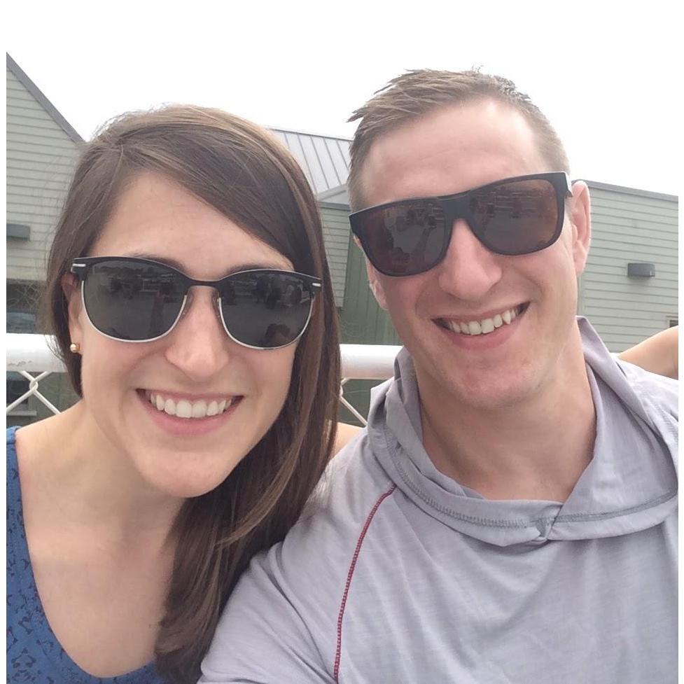 On the ferry to Fire Island for some rainy beach camping!