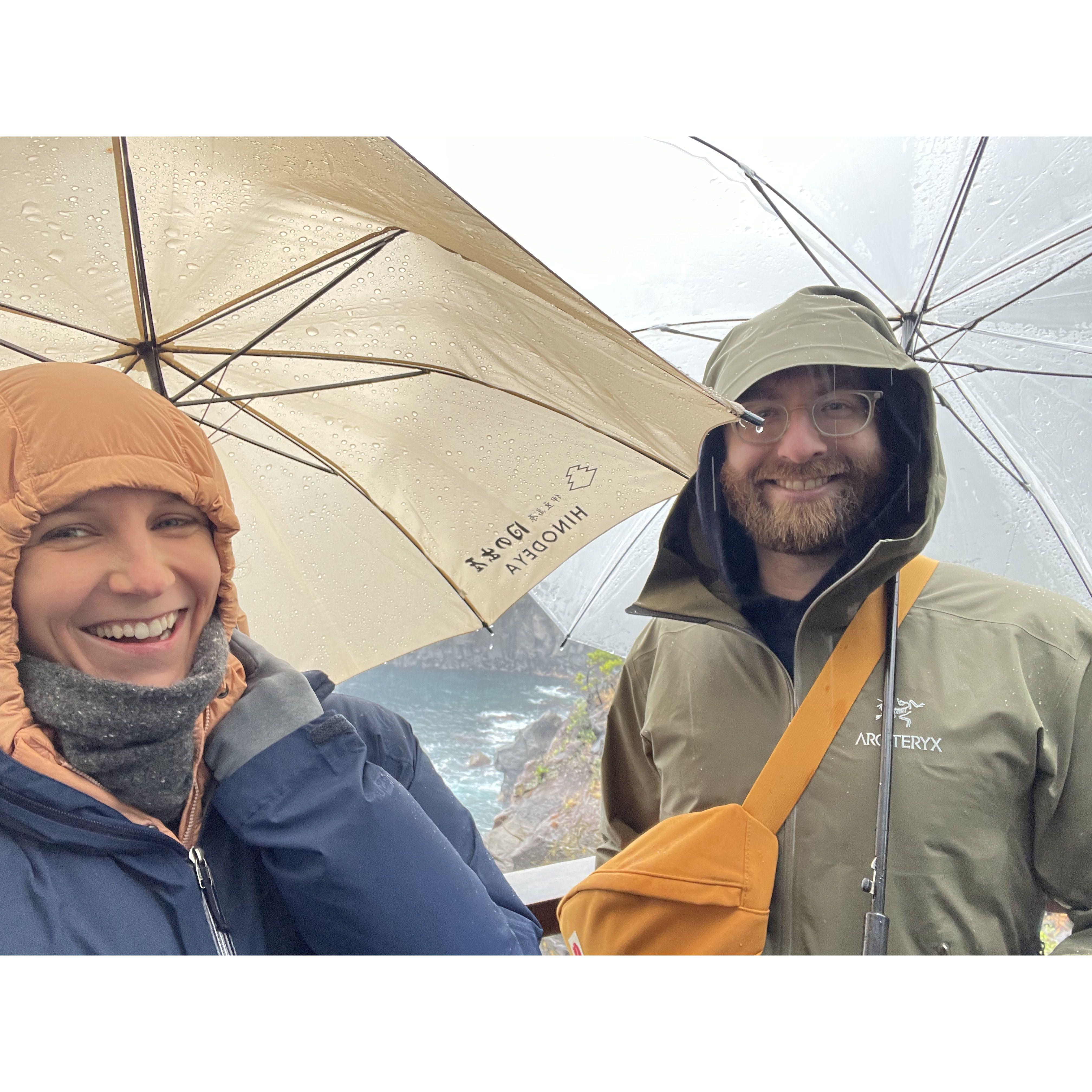 rainy hikes in japan!