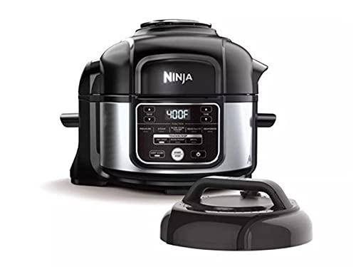 Ninja Foodi Programmable 10-in-1 5-Quart Pressure Cooker and Air Fryer - FD101 Stainless Steel (Renewed)