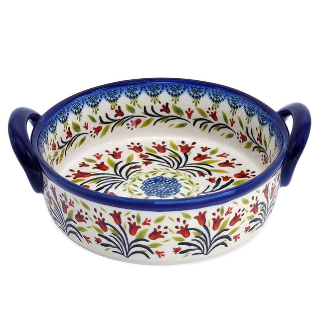 Baking Dishes For Oven, 1 Quart Round Casserole Dishes For Oven-tulip-round 950ml