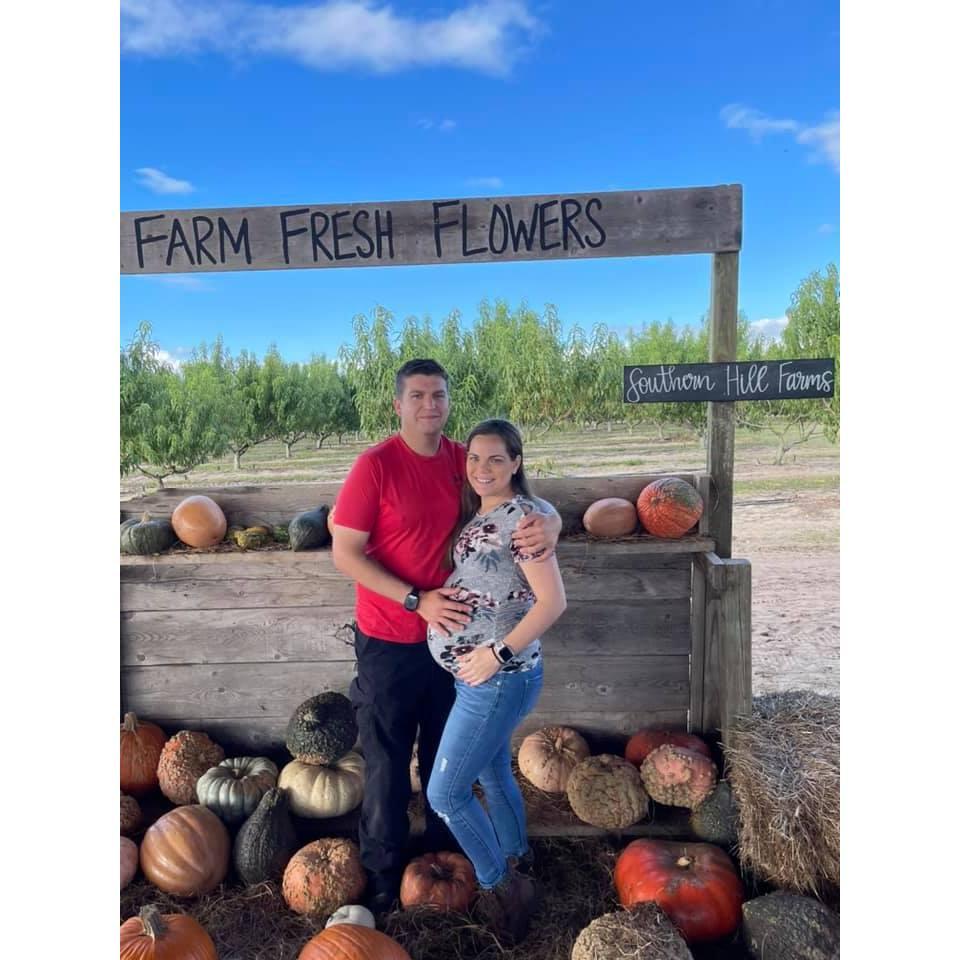 Last picture before our princess arrived.