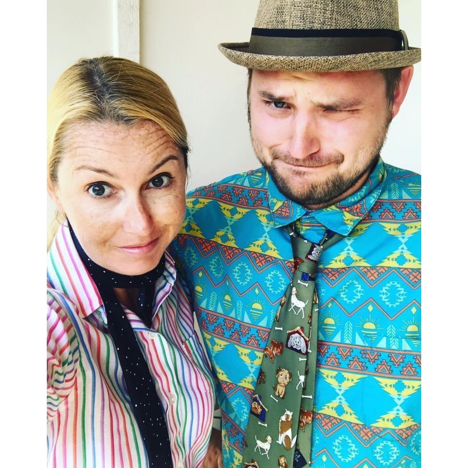 We got thirty minutes in a thrift store to put together  an outfit for our significant other for our friends birthday party. Neither of us were kind ;)