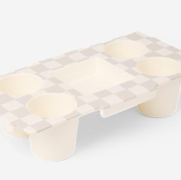 Top o' the Bogg to Ya - Checkered Coconut/ Mushroom