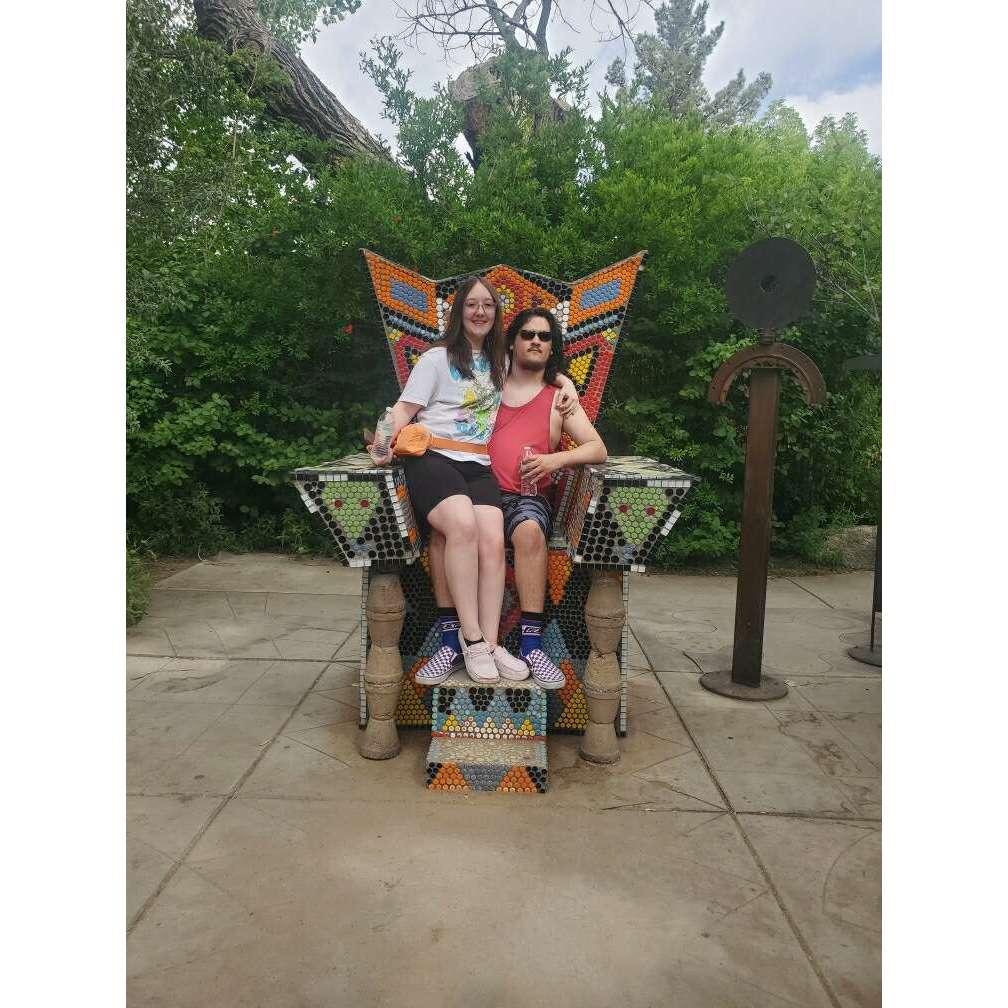 Our first time visiting a zoo in New Mexico with extended family!