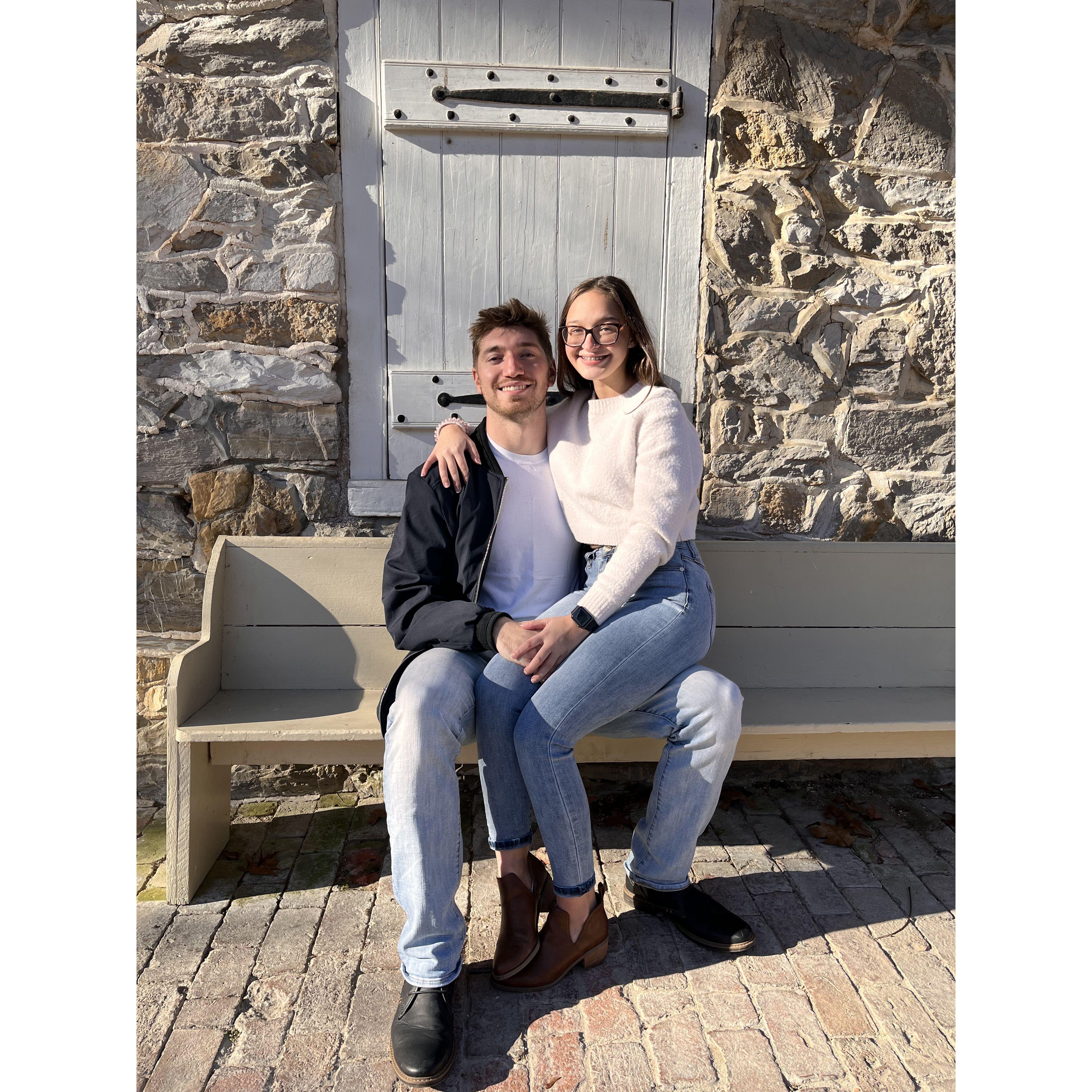 The first of our couple's photoshoots.
Fall 2021