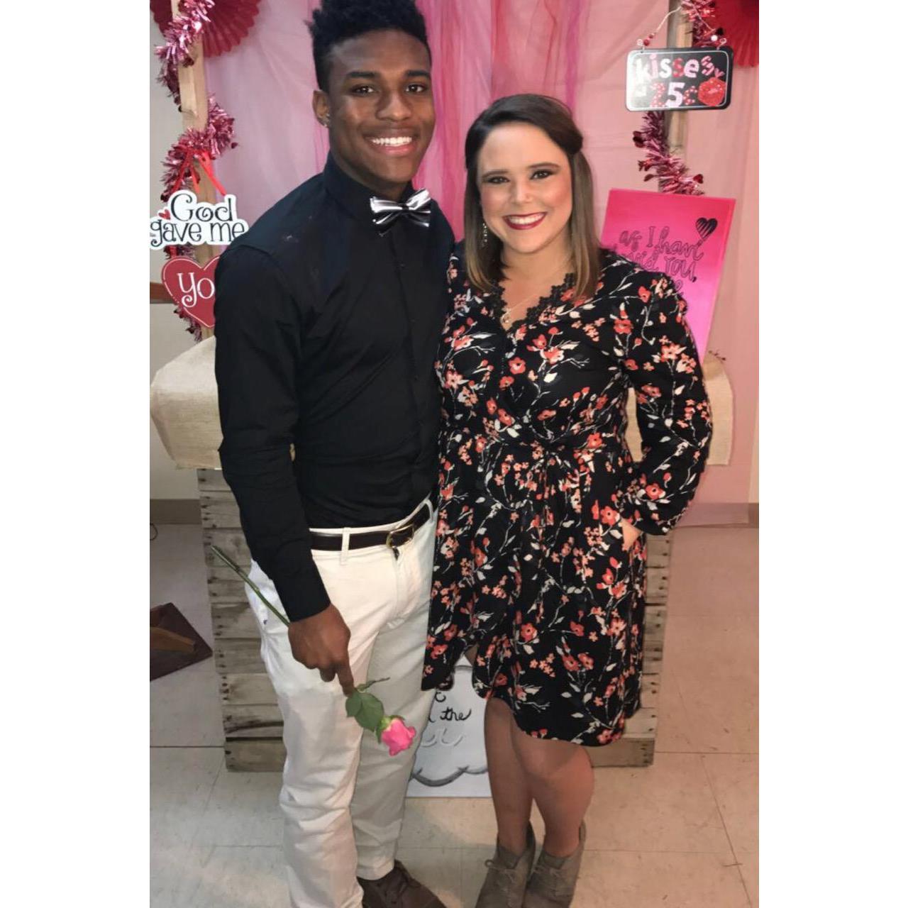Our first Valentine's day together.
