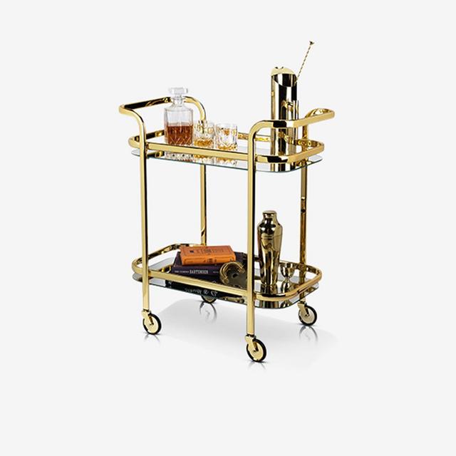 Bar Cart, Gold