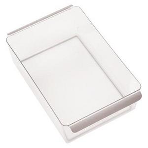 madesmart - Madesmart Large Bin with Dry Erase Label - Gray