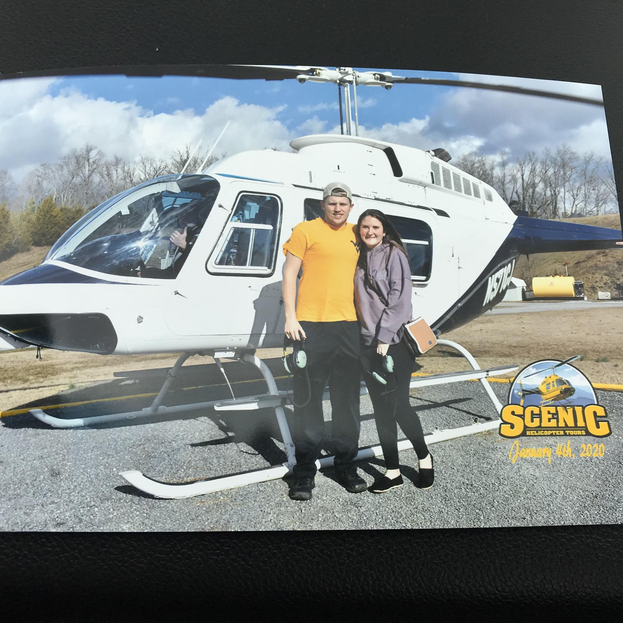 Our 3 year anniversary trip to Tennessee! We went on a helicopter tour!
