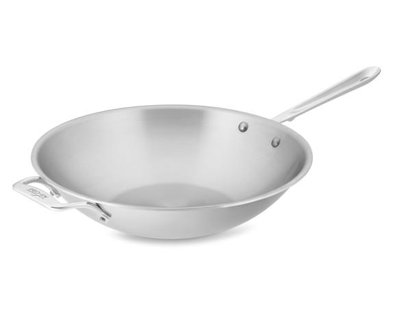 All-Clad d5 Stainless-Steel Stir Fry Wok, 14"