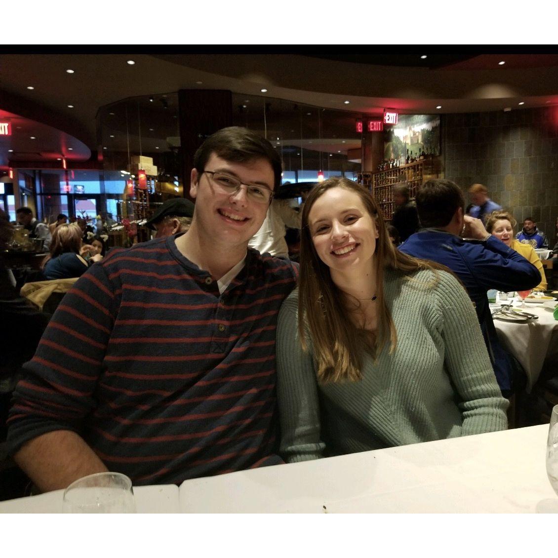 Our first photo together!