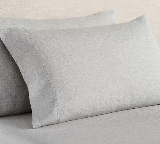 Belgian Flax Linen Sheet Set - Flagstone