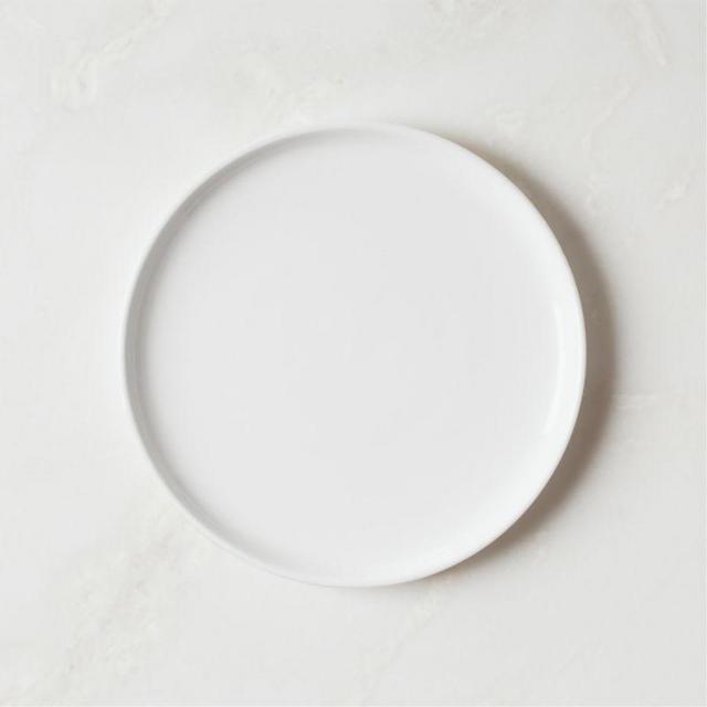 Set of 8 Contact White Salad Plates