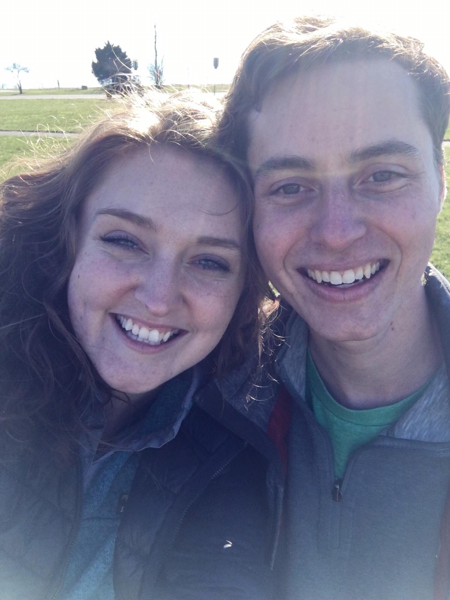 Our first picture together. ❤️